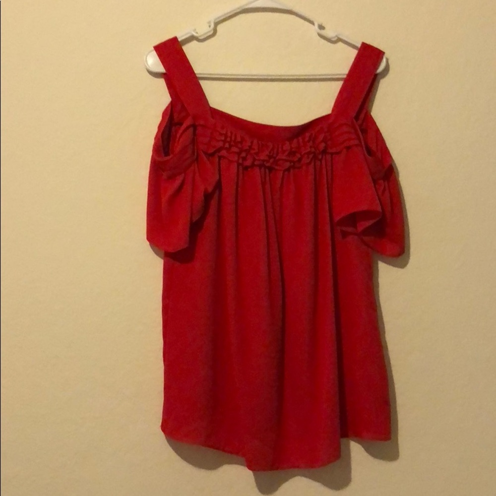 Red tank top